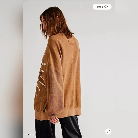 New FREE PEOPLE We The Free Julliet Pullover S - Picture 3 of 5